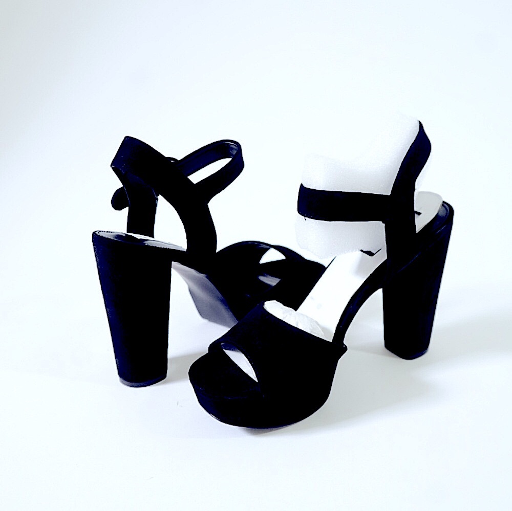 Steve Madden Suede Black Melissa Pumps